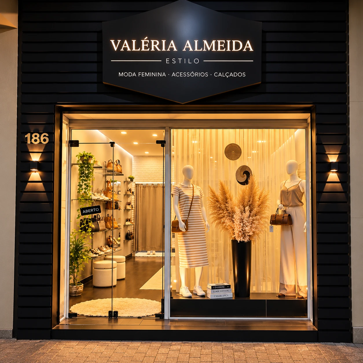 Fachada da loja Valéria Almeida Estilo
